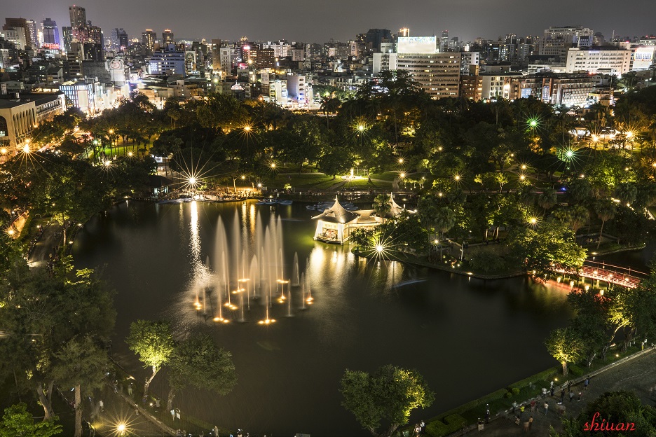 台中公园七夕点灯秀